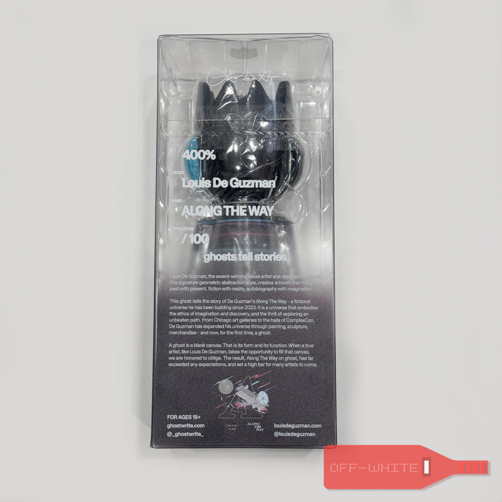 GHOSTWRITE LOUIS DE GUZMAN 400% ALONG THE WAY 2025 LIMITED TO 100 VINYL ART TOY