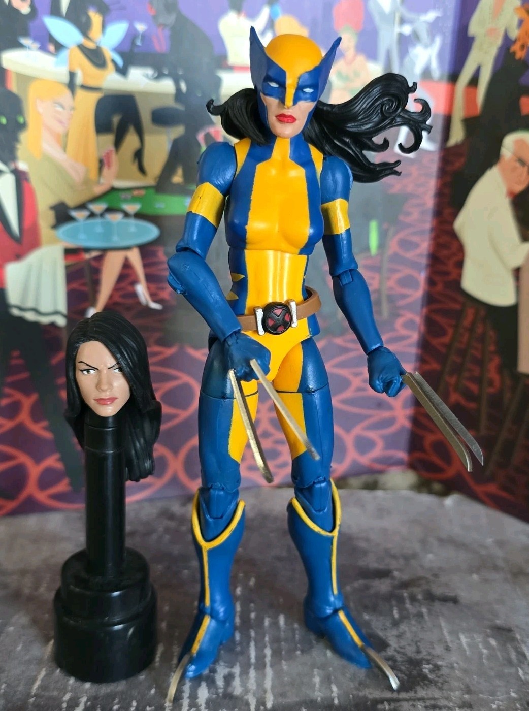 Marvel Legends Wolverine X-23 Laura Kinney Sauron BAF 6&Prime; Figure All Metal Claws
