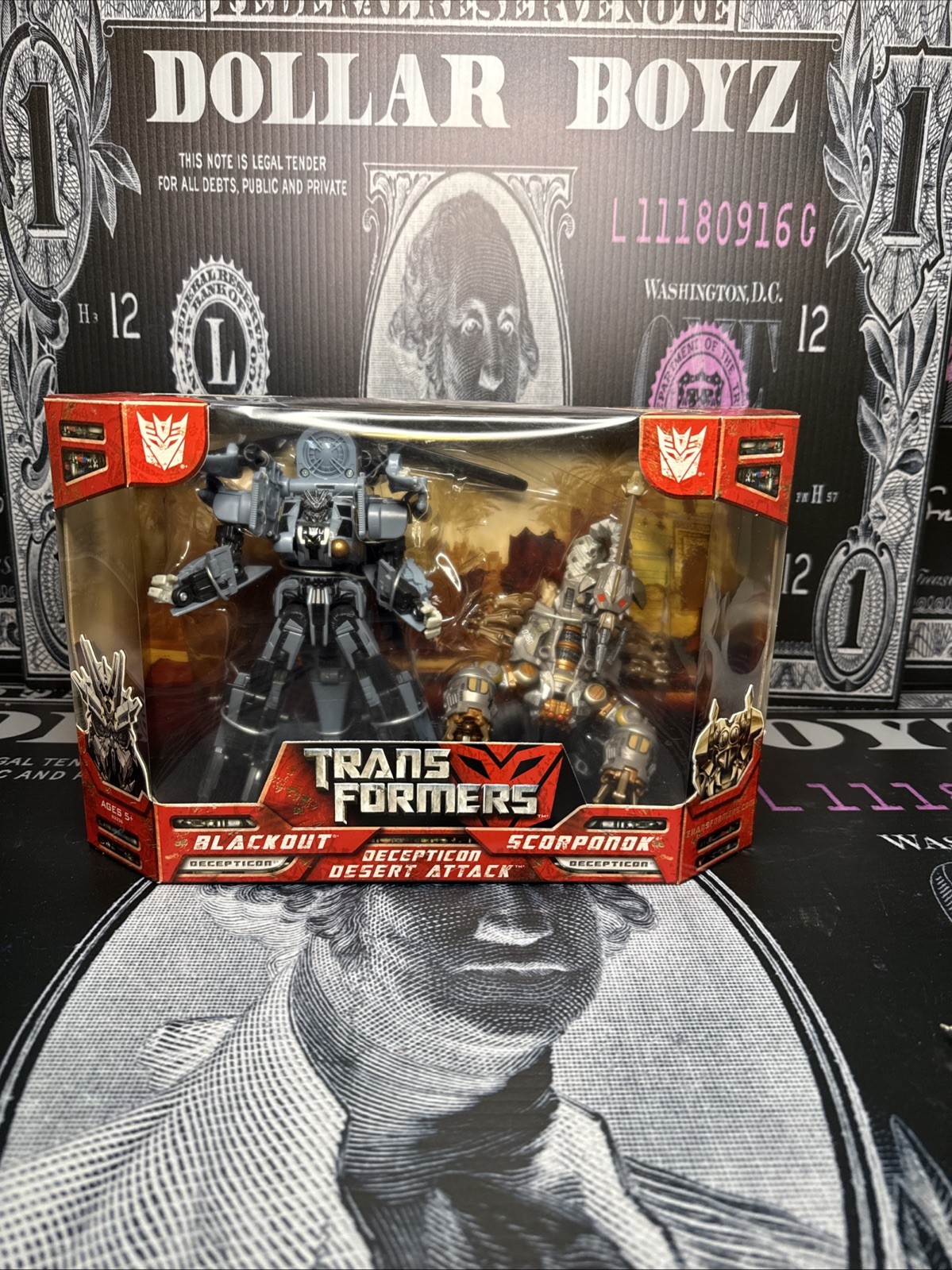 Transformers 2007 Blackout And Scorpions Super Clean