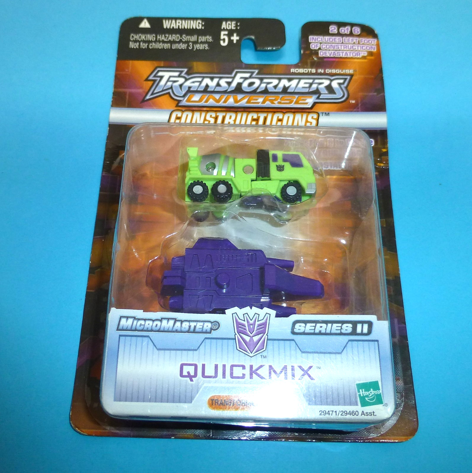 Vintage Transformers constructicons quickmix micromaster series II devastator