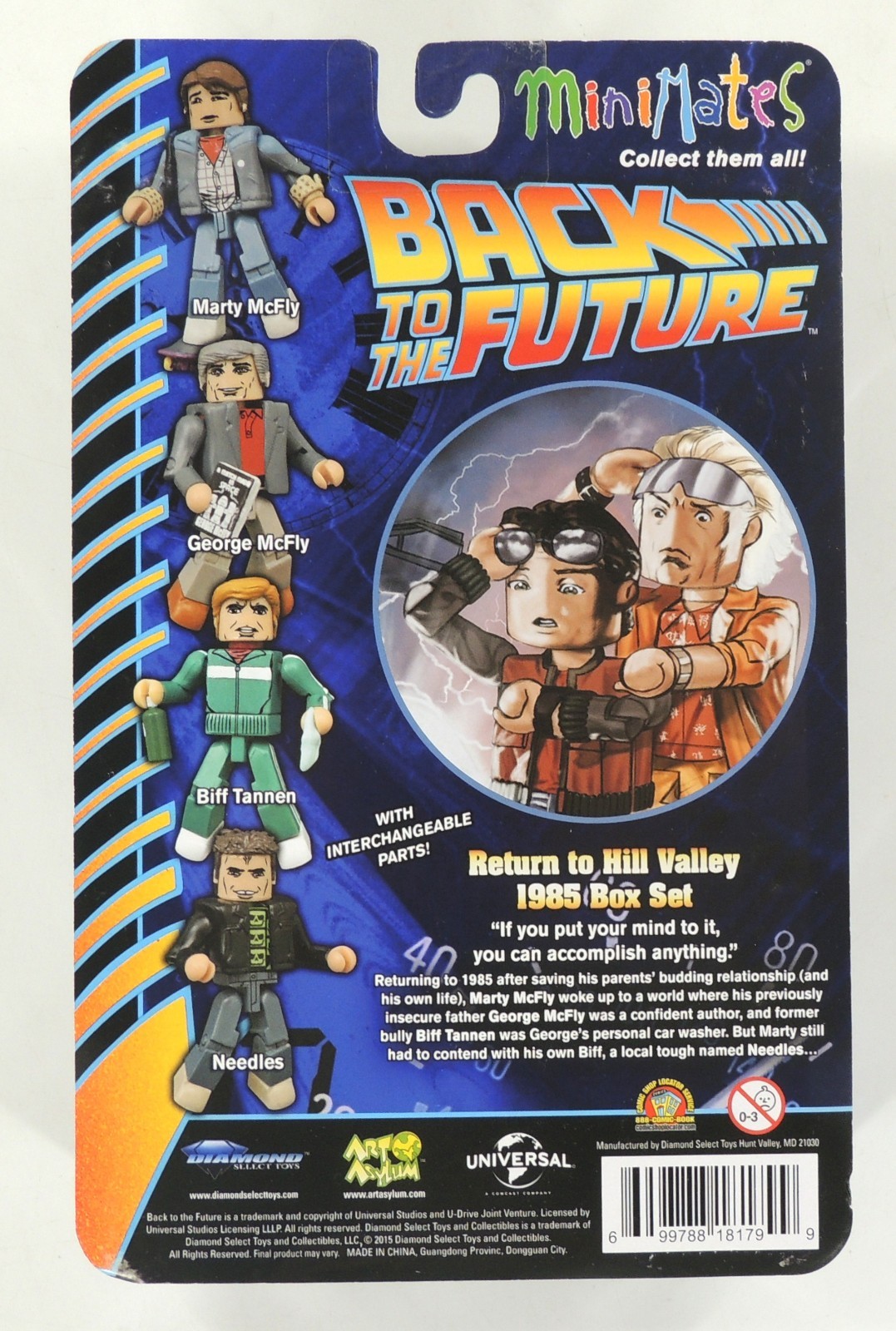 Back to the Future Return to Hill Valley 1985 Box Set Minimates 2015 (SEALED)