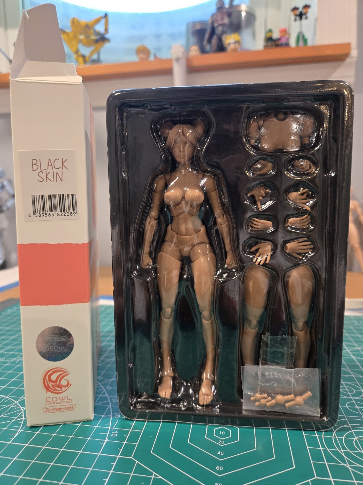 Romankey X Cowl 1/12 Action Figure Girl Body Brown Color