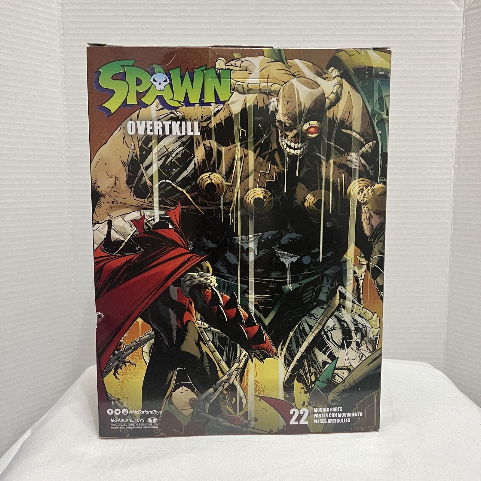 McFarlane Toys Spawn Overtkill Figurine Action Figure 9” Brand New In Box