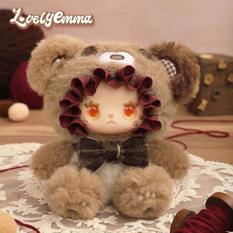 Lovely Emma Bear Alliance Series Plush Doll Confirmed Blind Box Figure Toy