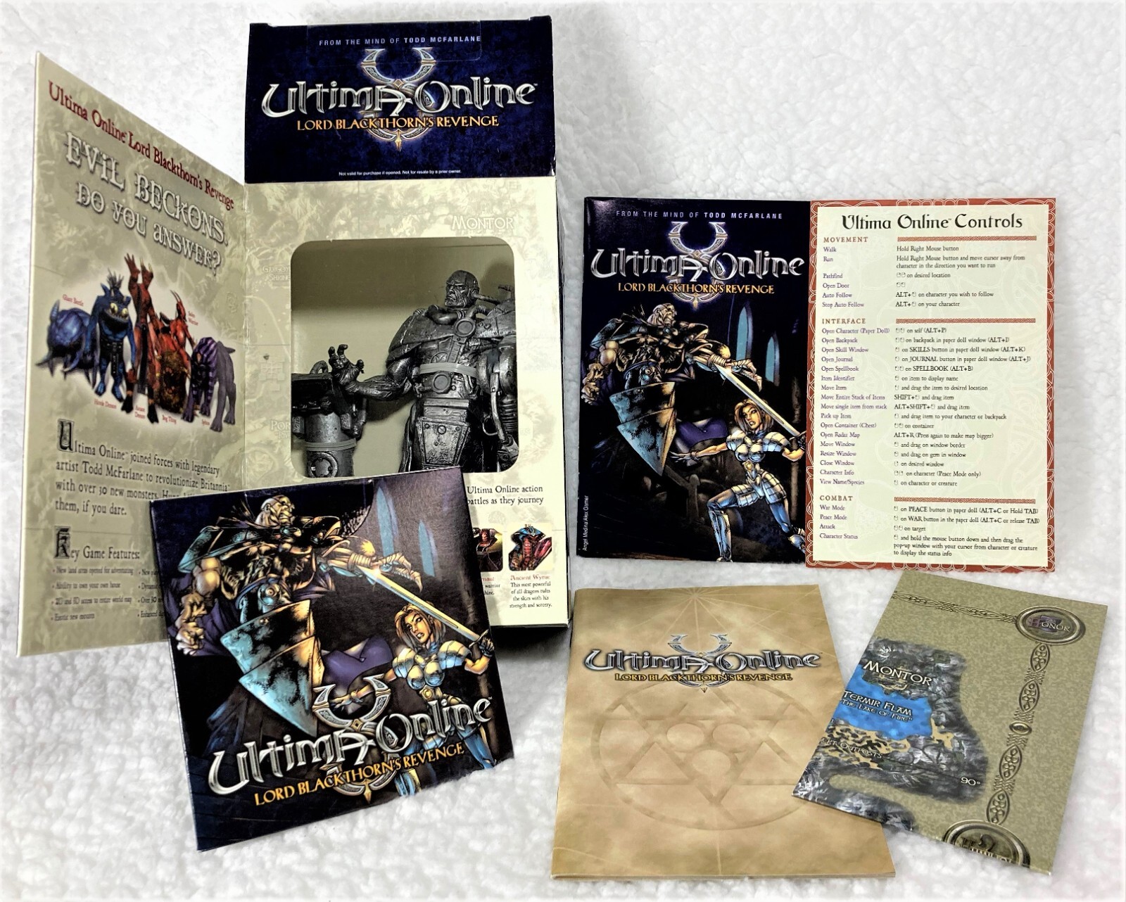 Ultima Online Lord Blackthorn&rsquo;s Revenge McFarlane 2002 PC EA Game Action Figure!