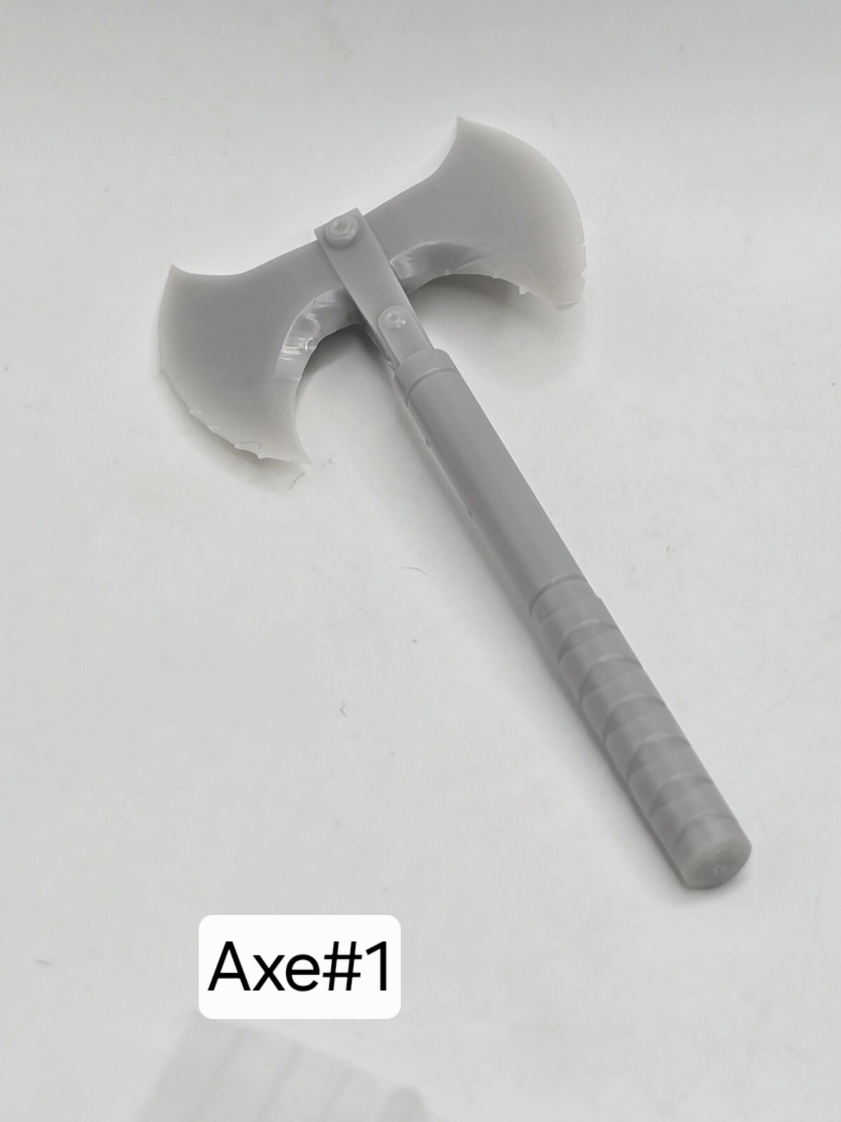 3d Printed BATTLE AXE #1 1:12 6&Prime; Joe Classified/Legends SCALE