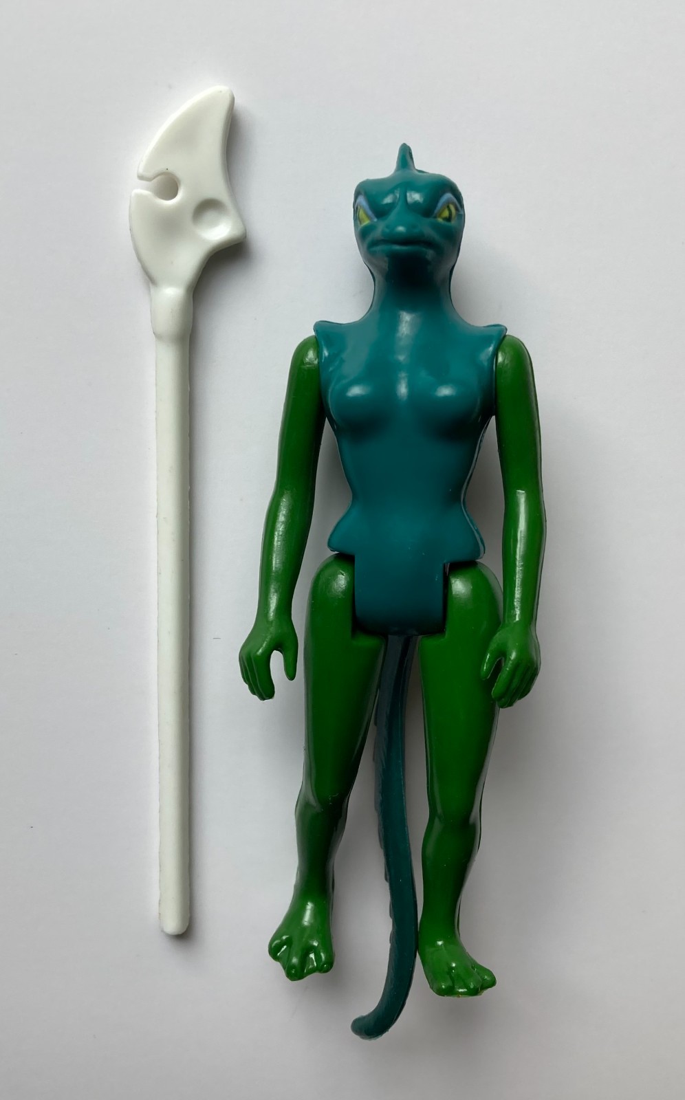 Vintage 1979 Lizard Woman Flash Gordon 3 3/4 Action Figure 100% Complete Spear