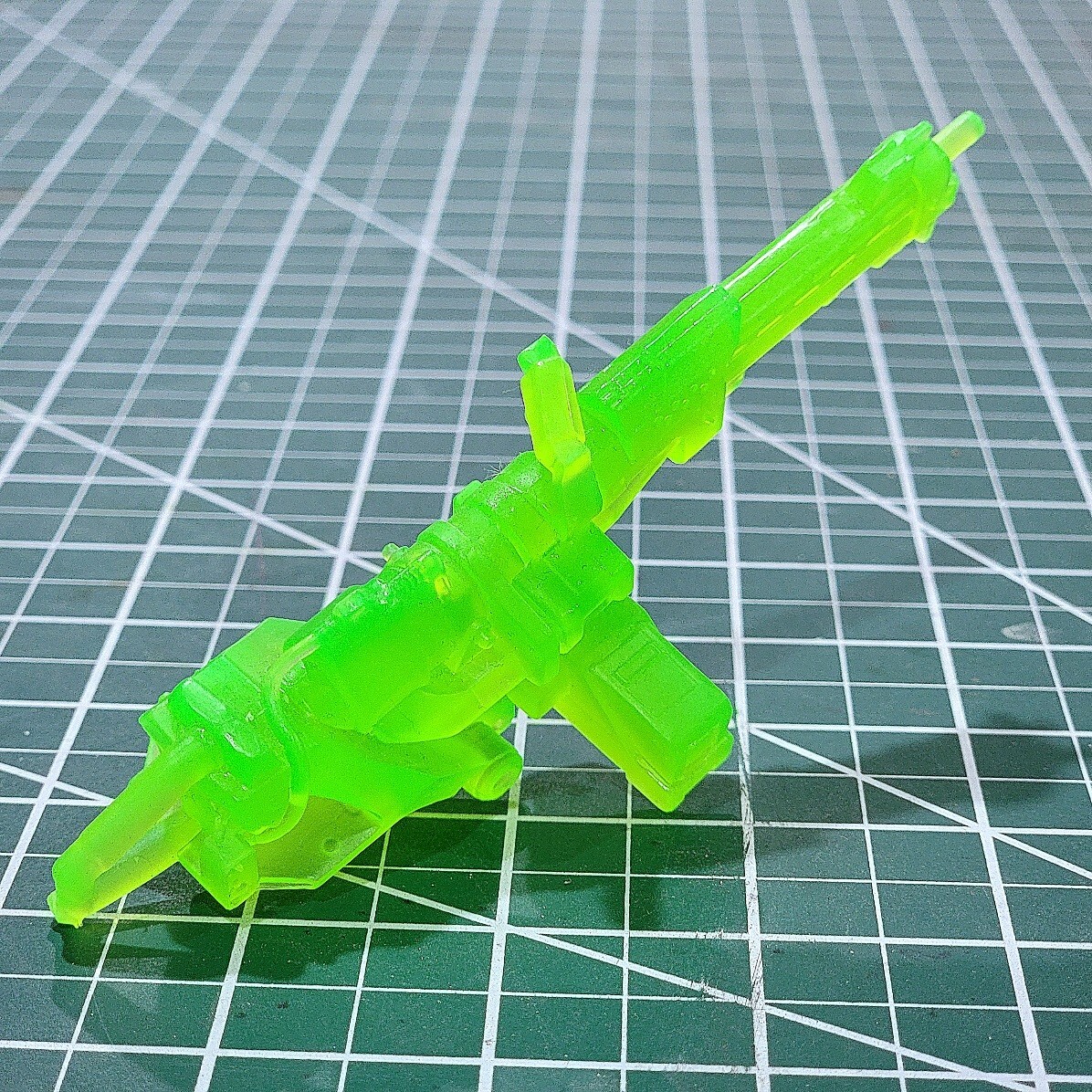 Custom Resin GL construct Large Gautling Gun for 1:10 Figures Green Lantern DC