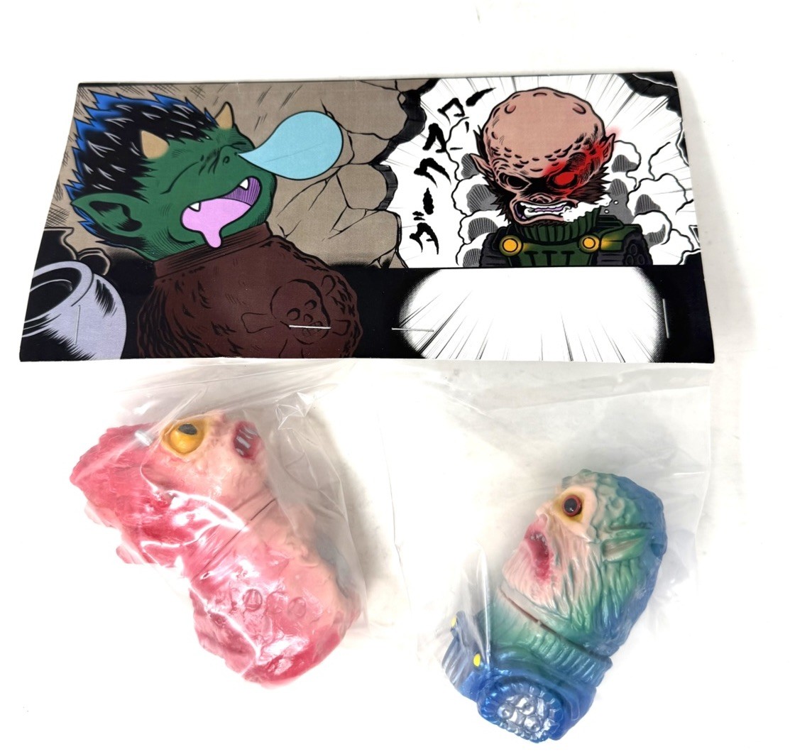 Dark Matter Toys MVH Blitzwolf Urn Goblin Pigmon Garamon Set Kaiju Sofubi Vinyl