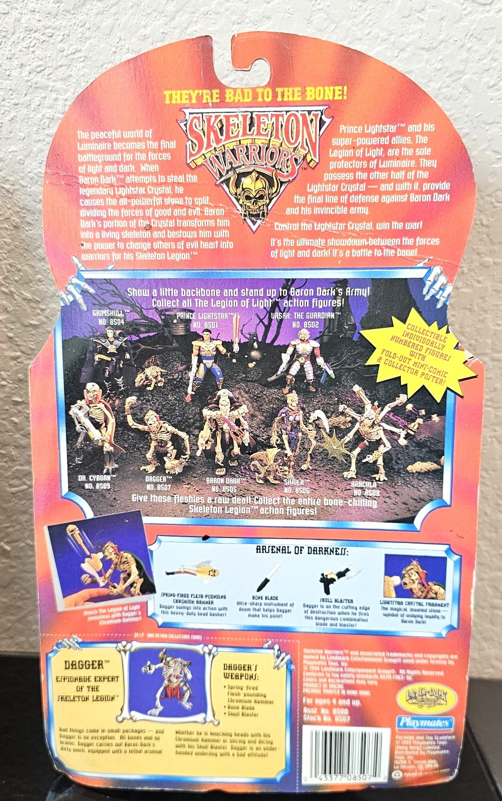 Skeleton Warriors DAGGER Action Figure Playmates 1994 – New !!