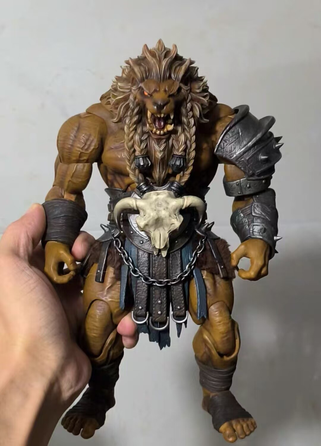 9in Xesray Studios Fit Only-Head Combatants Fight For Glory Lion Head No Figure