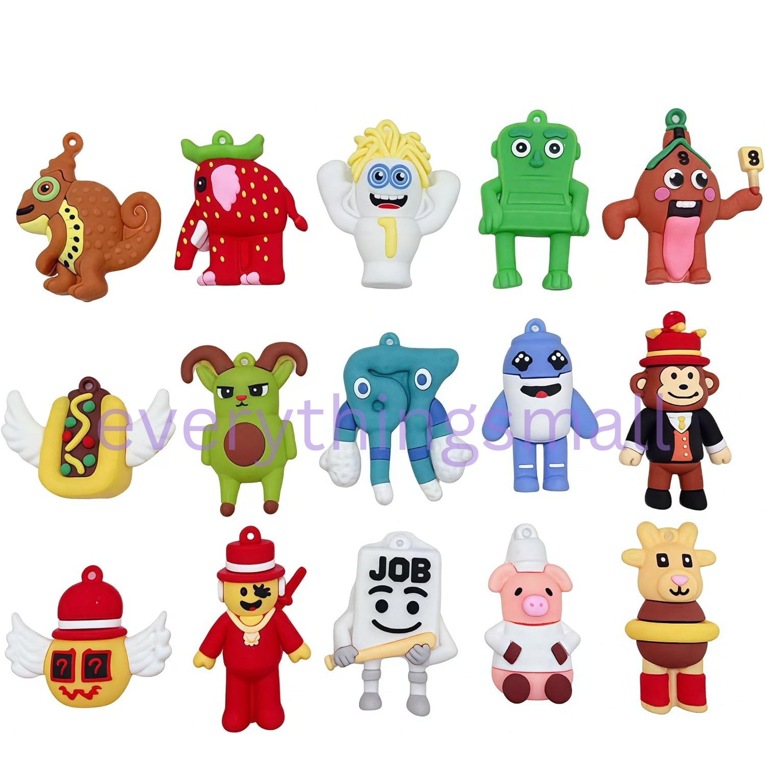 15/24/48pcs Steal a Brainrot 67 Toys 2.1&Prime; Italian Brain Rot Action Figure Set
