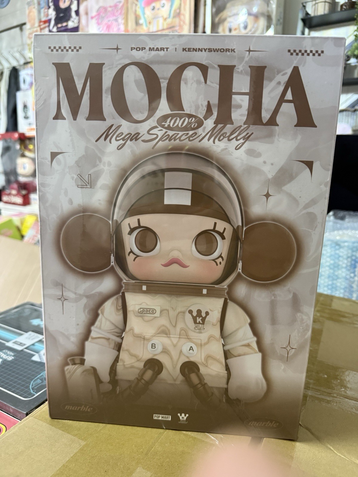 Mocha RARE Mega Space Molly 400% Limited Edition Authentic