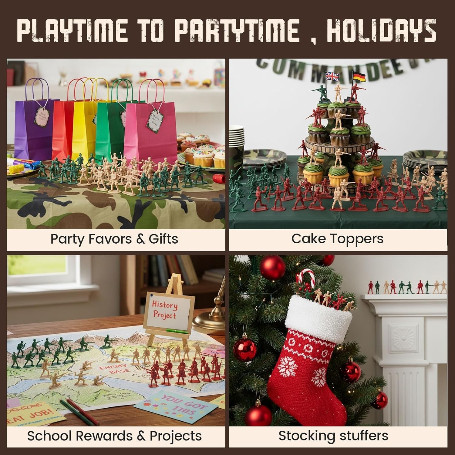 Classic 300-Piece Army Men Set – Durable Military Action Figures for All Ages