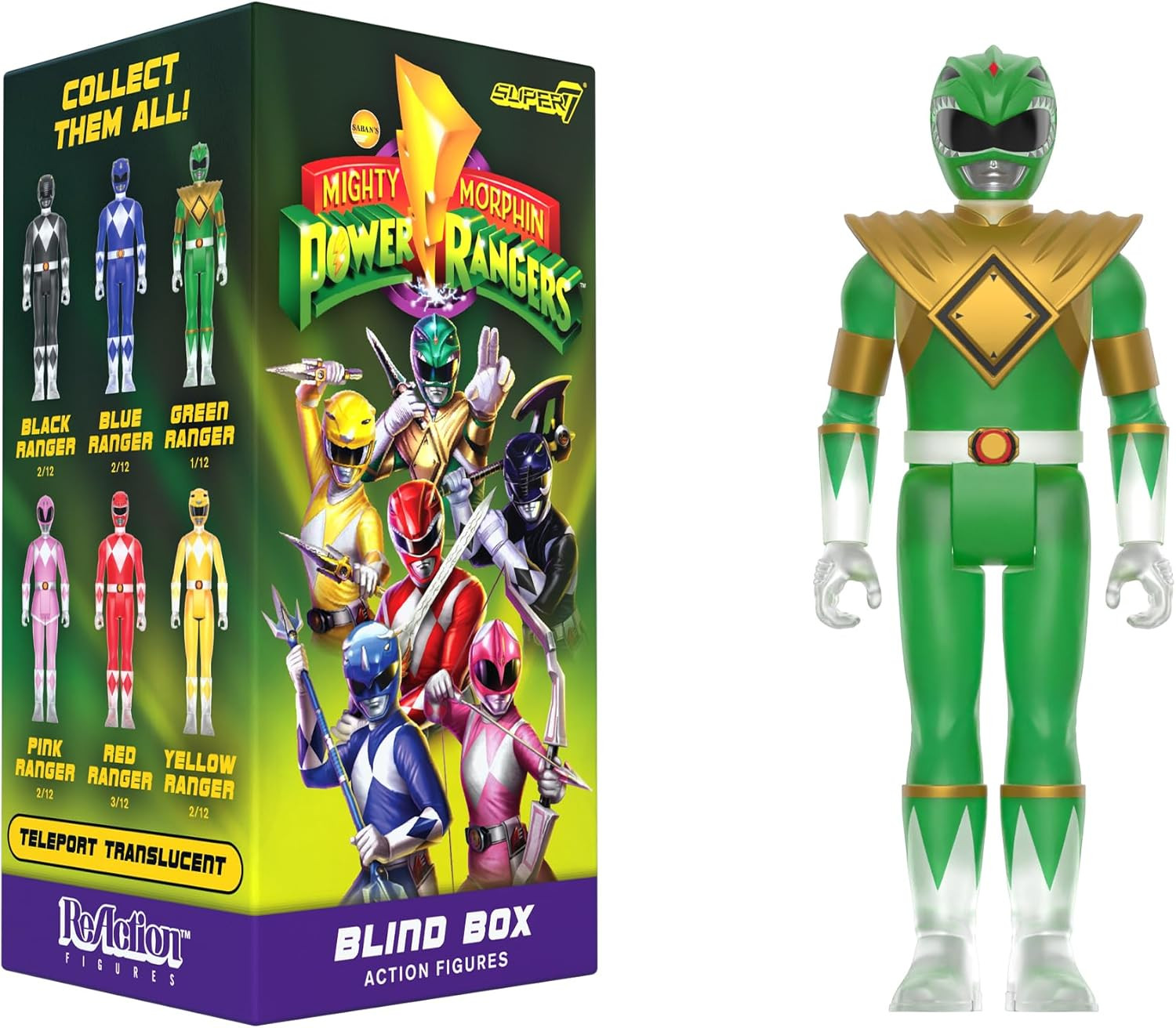 Mighty Morphin Power Rangers Blind Box Set – 12 Collectible Action Figures