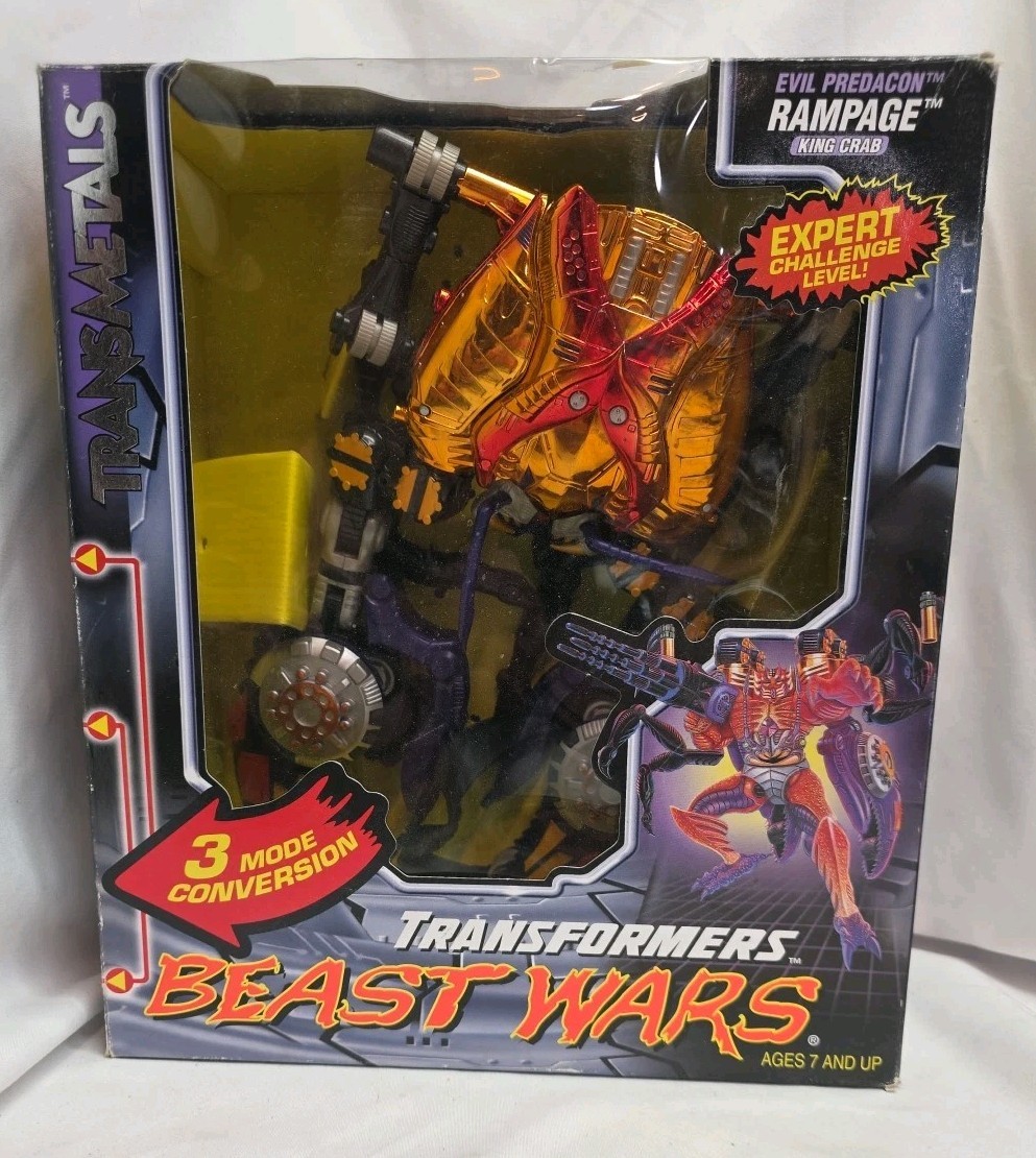 Transformers Beast Wars Rampage Deluxe Transmetals Hasbro