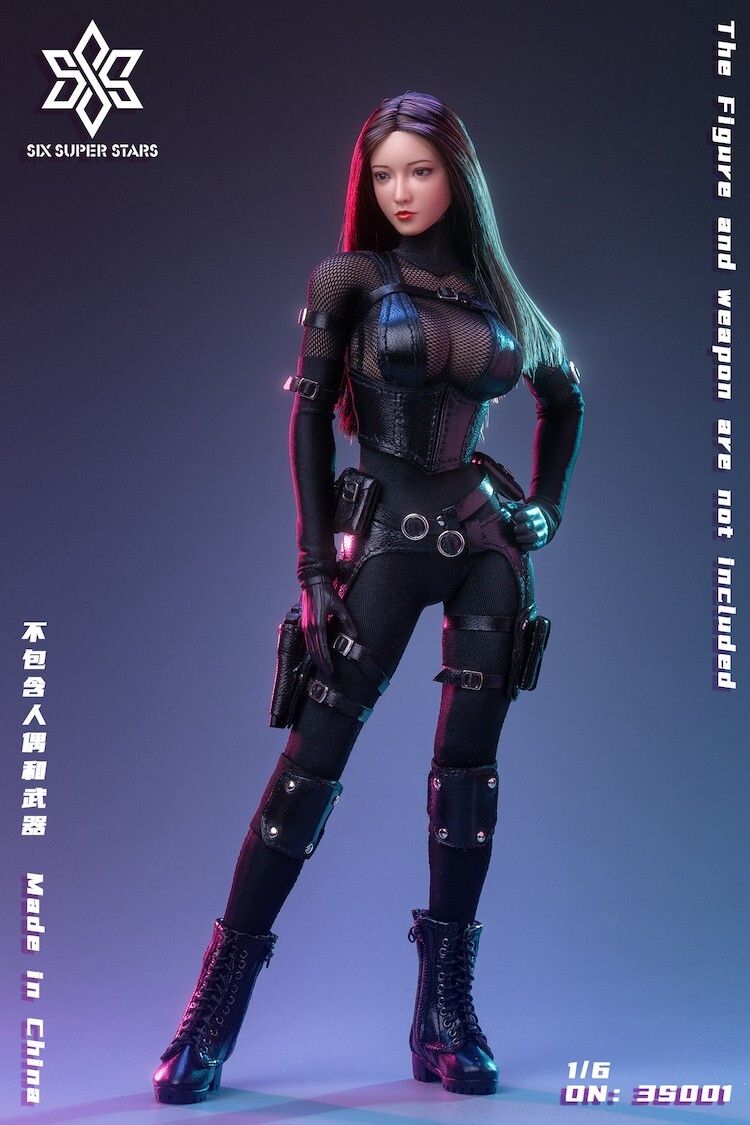 3S001 1/6 Female Agent Combat Suit Clothes Model Fit 12 » TBL Action Body Figure