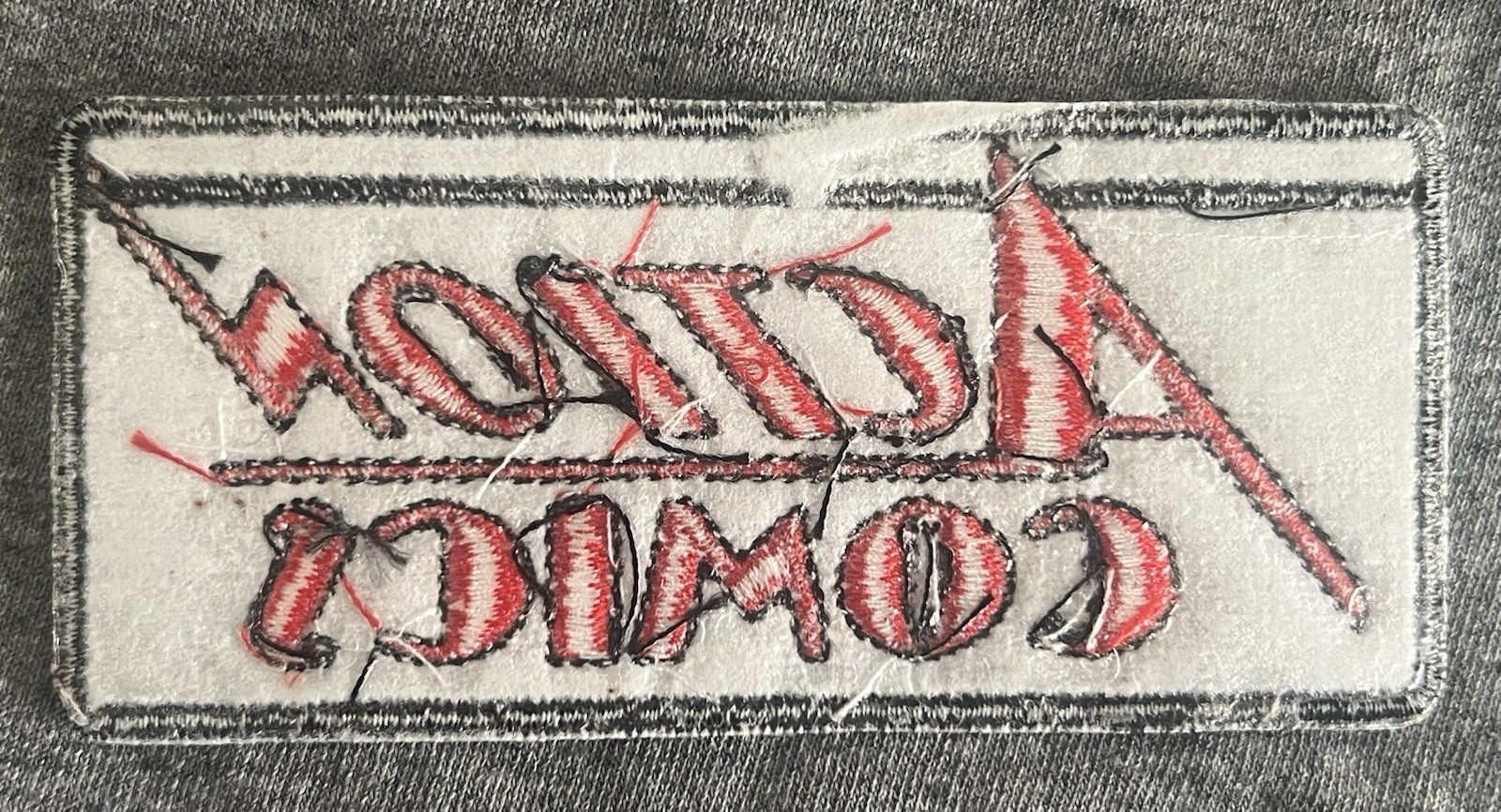 SUPERMAN embroidered Patch ACTION COMICS sew Iron Batman Super Heroes