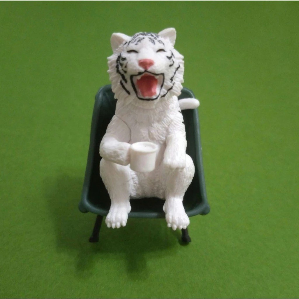 BANDAI Animal Camping Scene Set 07 Gashapon Figurine Model Decor toy Gacha JAPAN