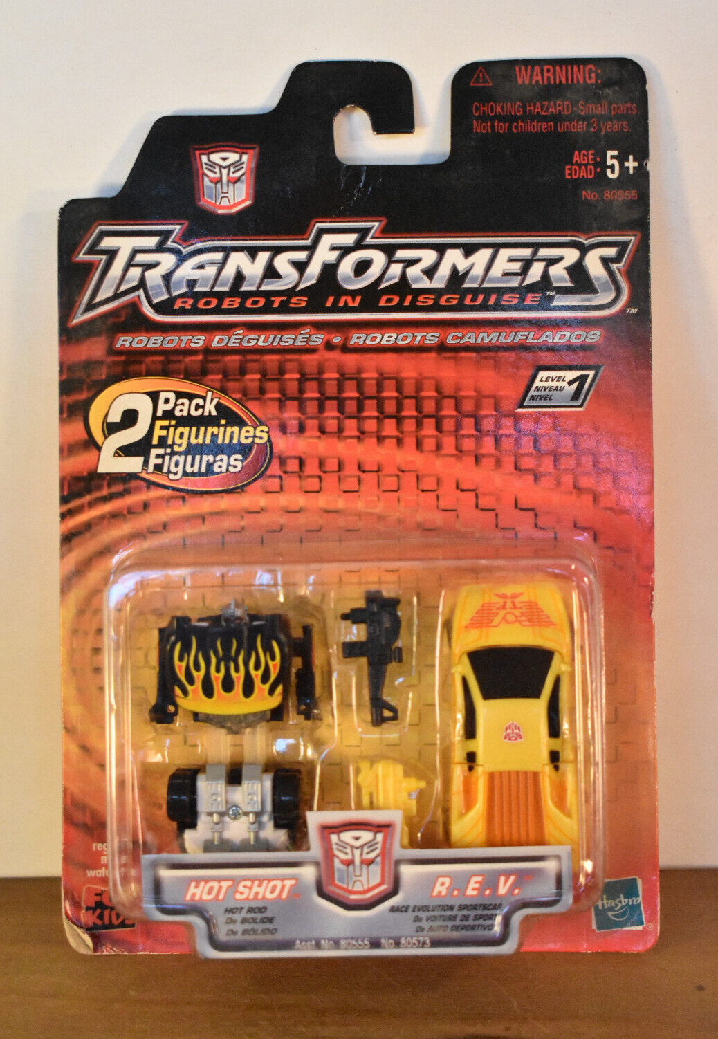 HOT SHOT & R.E.V. 2001 Transformers RID Spy Changers New MISP MOC