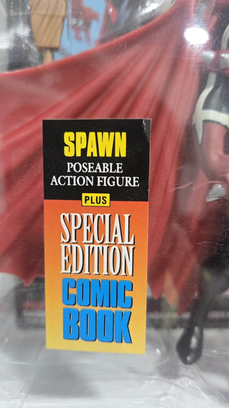 ACTION FIGURE~TODD McFARLAND&rsquo;S SPAWN~ 1994~SPECIAL EDITION~FLYING CAPE