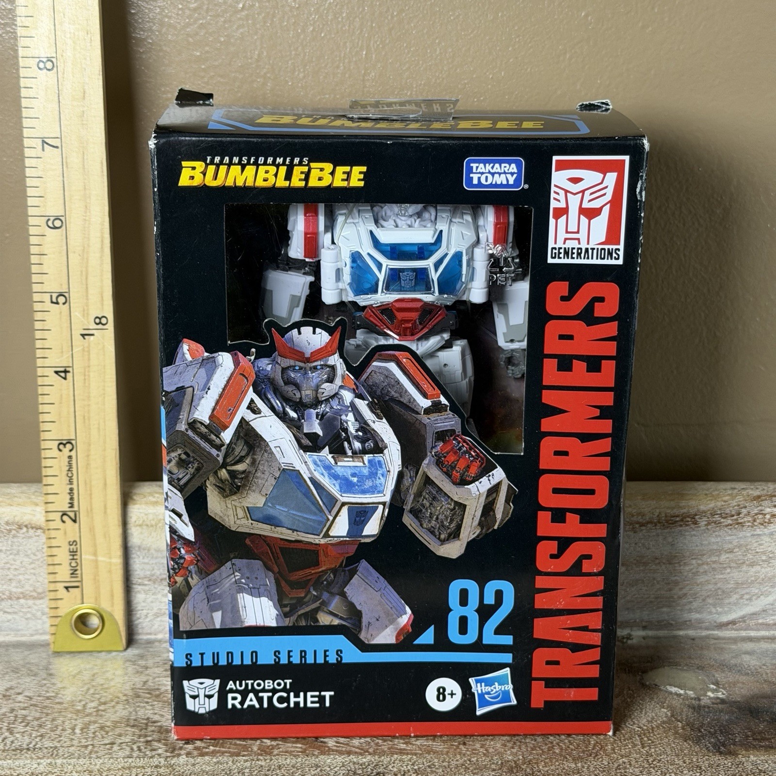 Transformers Studio 82 Deluxe Bumblebee Autobot Ratchet 4.5&Prime; Action Figure