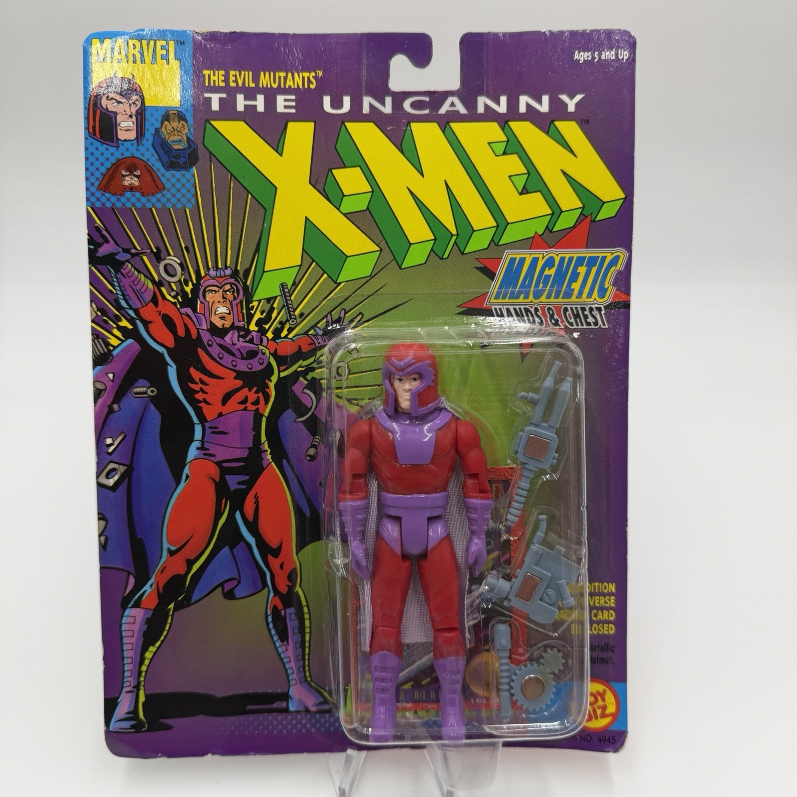 Toy Biz Marvel X-Men Magneto Magnetic Power Action Figure Boxed w/ Space Junk