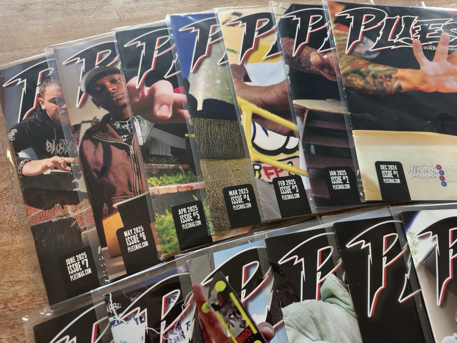** COLLECTION ** 1-13 Issues PLIES MAG – Fingerboard Magazine, USAFBL