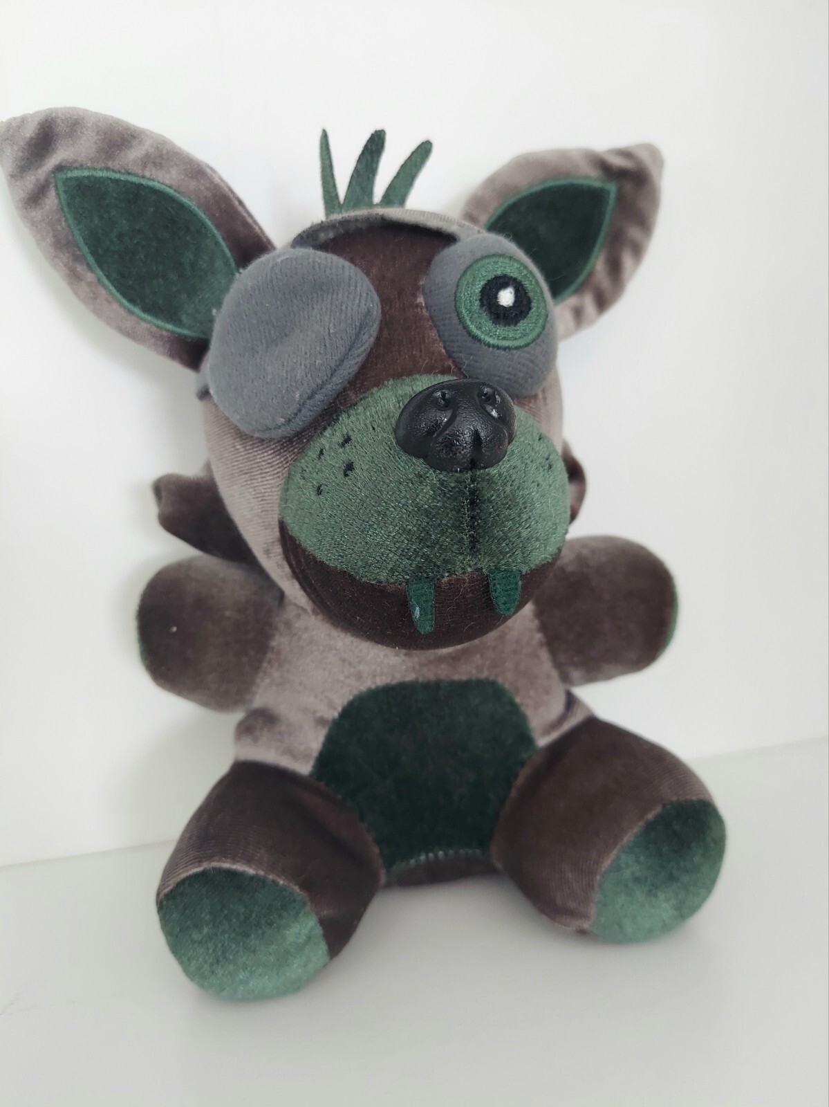 FNAF Five Nights at Freddy’s Phantom Foxy Plush Shiny Silvery Gray 8. » MIss Tag