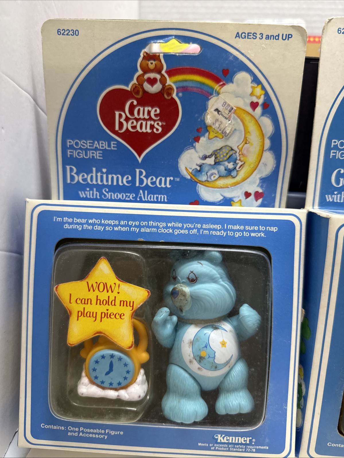 Cheer Bear Merry Megaphone Good Luck Bedtime Care Bears Cousins 1980 Kenner Lot
