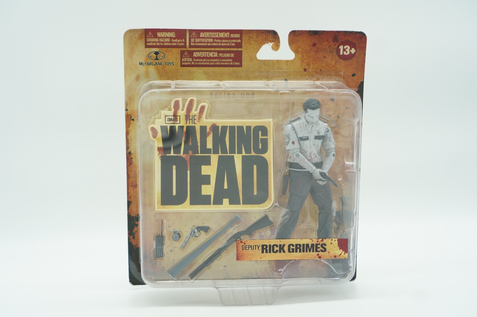 McFarlane Walking Dead Deputy Rick Grimes Black White Series 1 Figure 2011