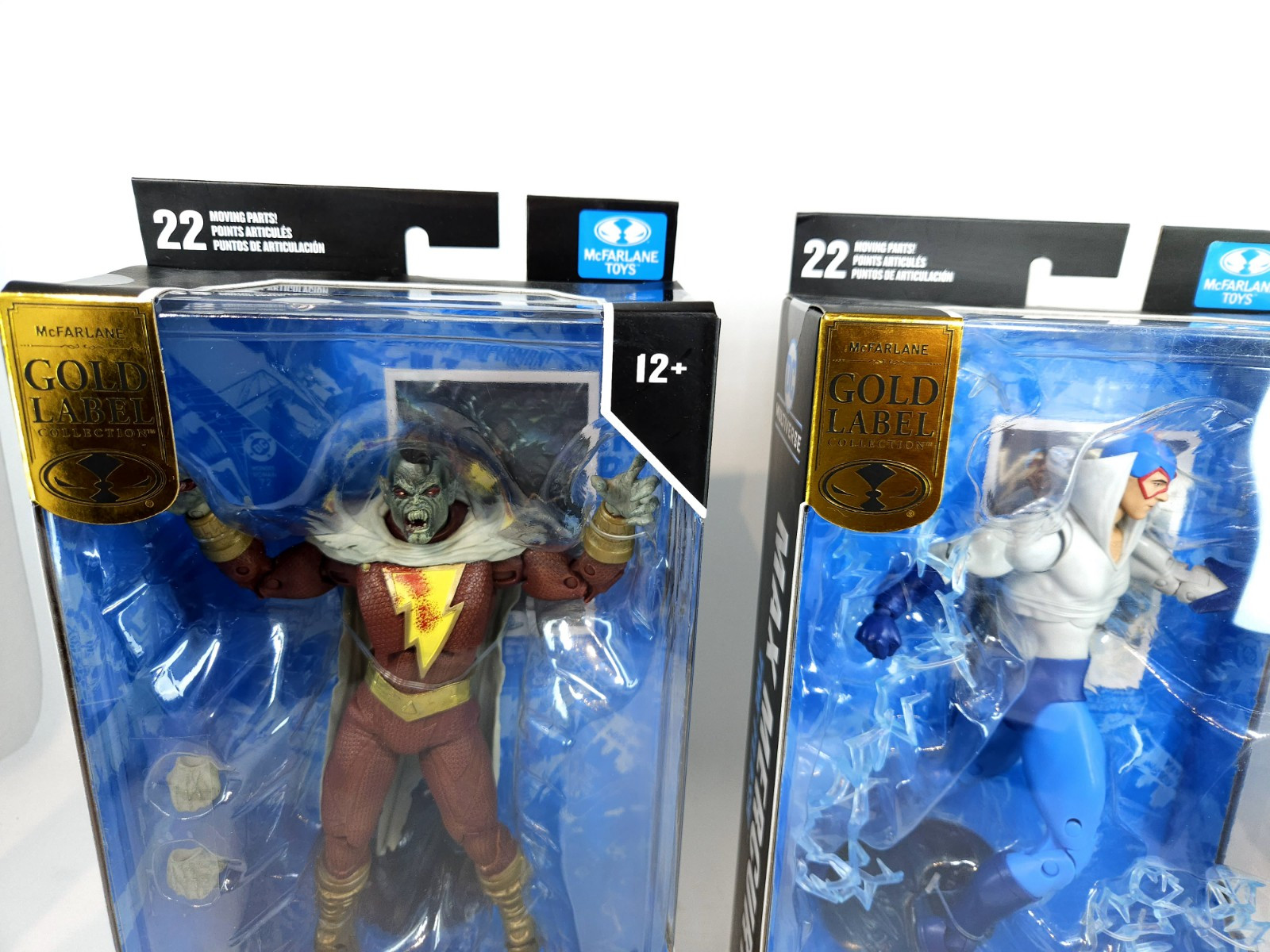 McFarlane DC Multiverse Gold Label Max Mercury Shazam 7 Inch Figures Sealed