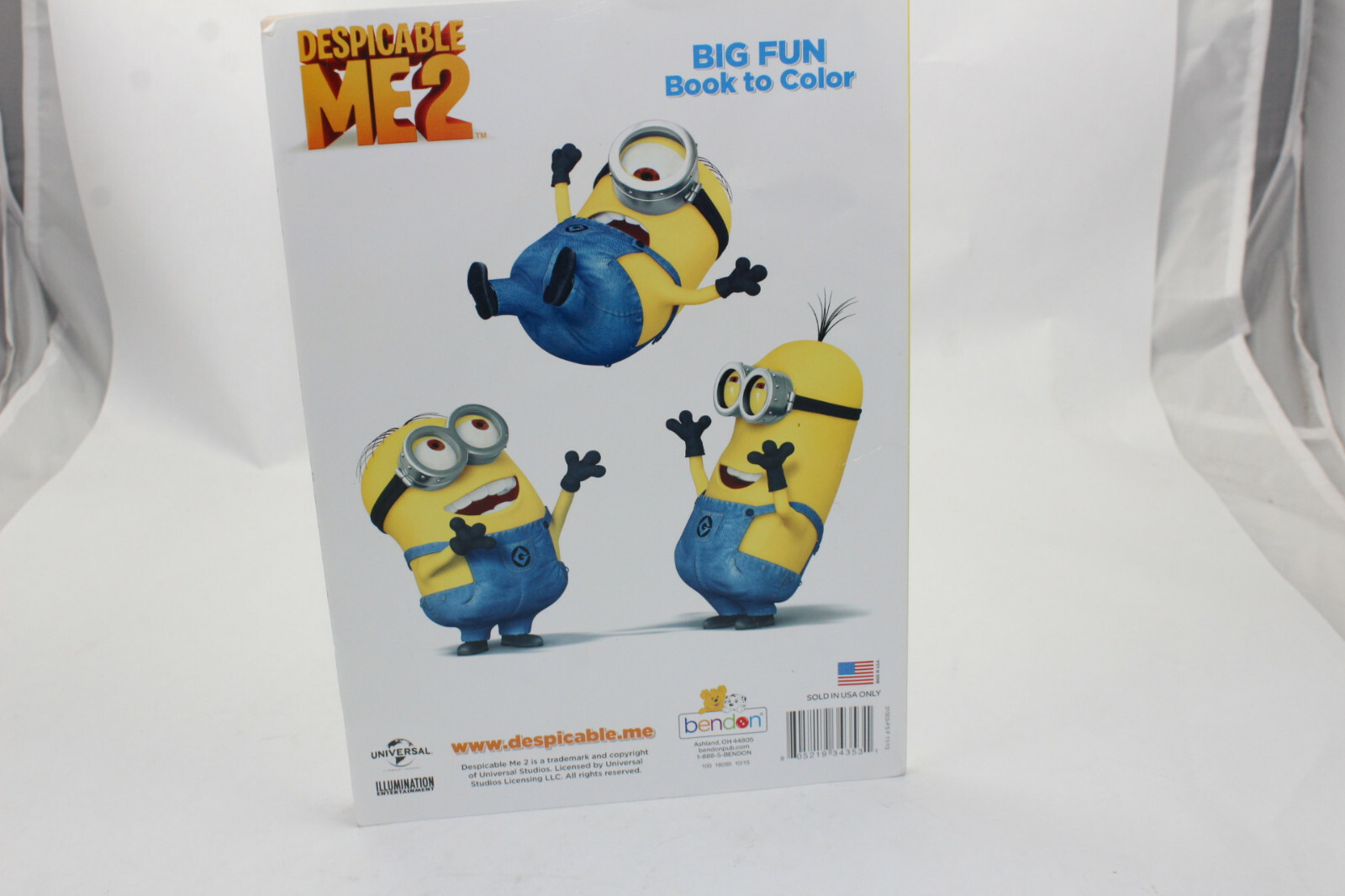 Despicable Me 2 Big Fun Book Coloring and Activity Children&rsquo;s Book Yellow OPS