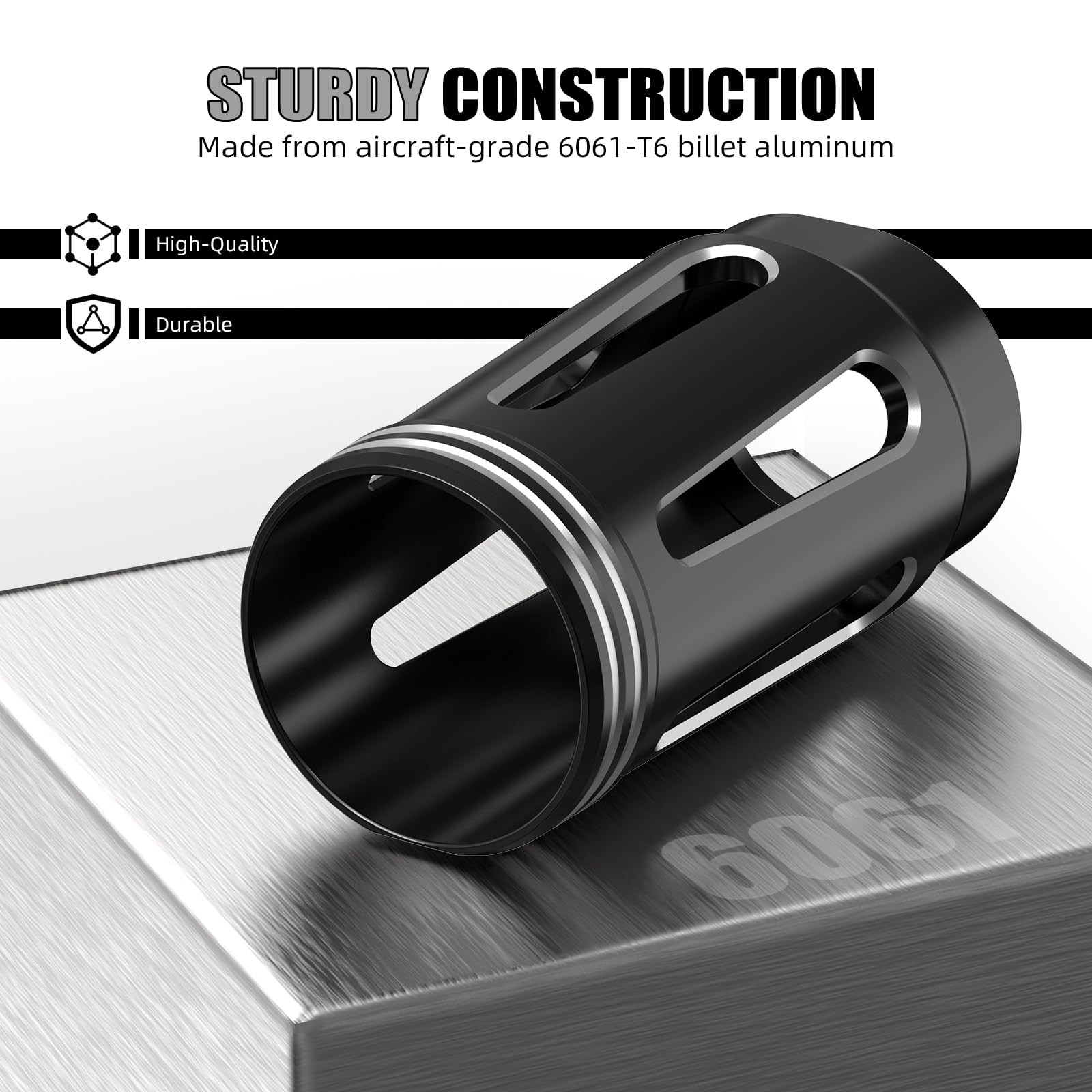 NICECNC Aluminium Fork Slider Covers Assembly Black Compatible with Harley El…