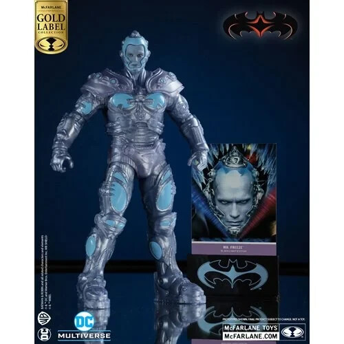 DC Multiverse Batman & Robin Mr. Freeze Black Light Gold Label 7&Prime; McFarlane
