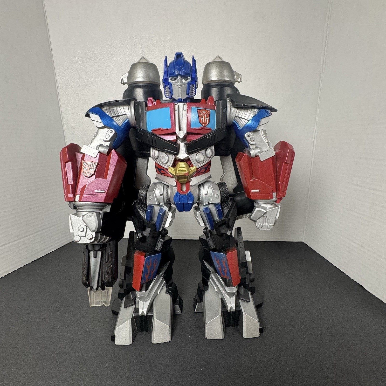 Transformers Mega Power Bots Jetpower Optimus Prime 12 Talking Figure 2008 Toy