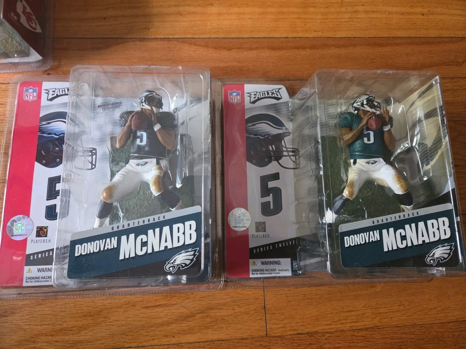 Donovan McNabb Philadelphia Eagles McFarlane Lot Of 2 Black and Green Jersey!