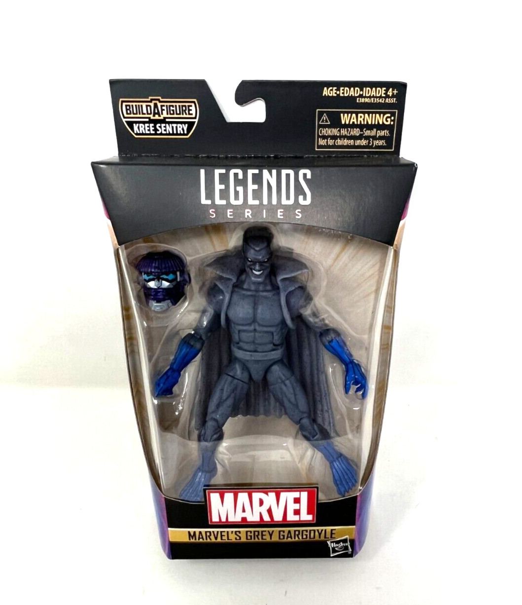 Marvel Legends Series GREY GARGOYLE Build a Figure Kree Sentry Hasbro