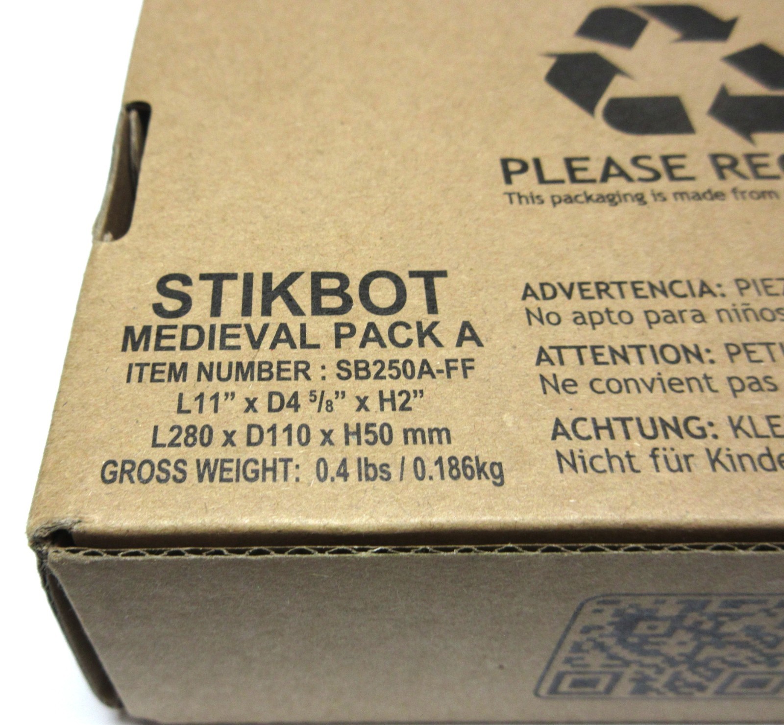 Zing Stikbot Medieval Pack A Item #SB250A-FF **New Sealed Box**