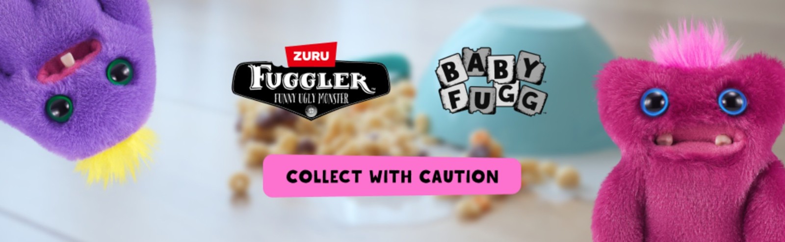 Zuru Fuggler Baby Fuggs Series 4 3.5&Prime; Soft Plush Ugly Monster Stuffed Animal Toy