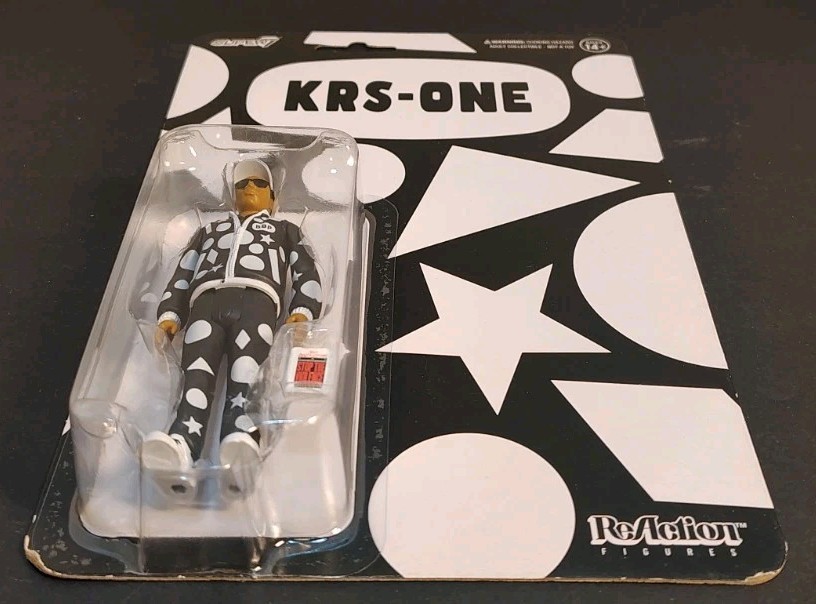 Super7 KRS One Self Destruction Stop The Violence Movement ReAction Figure