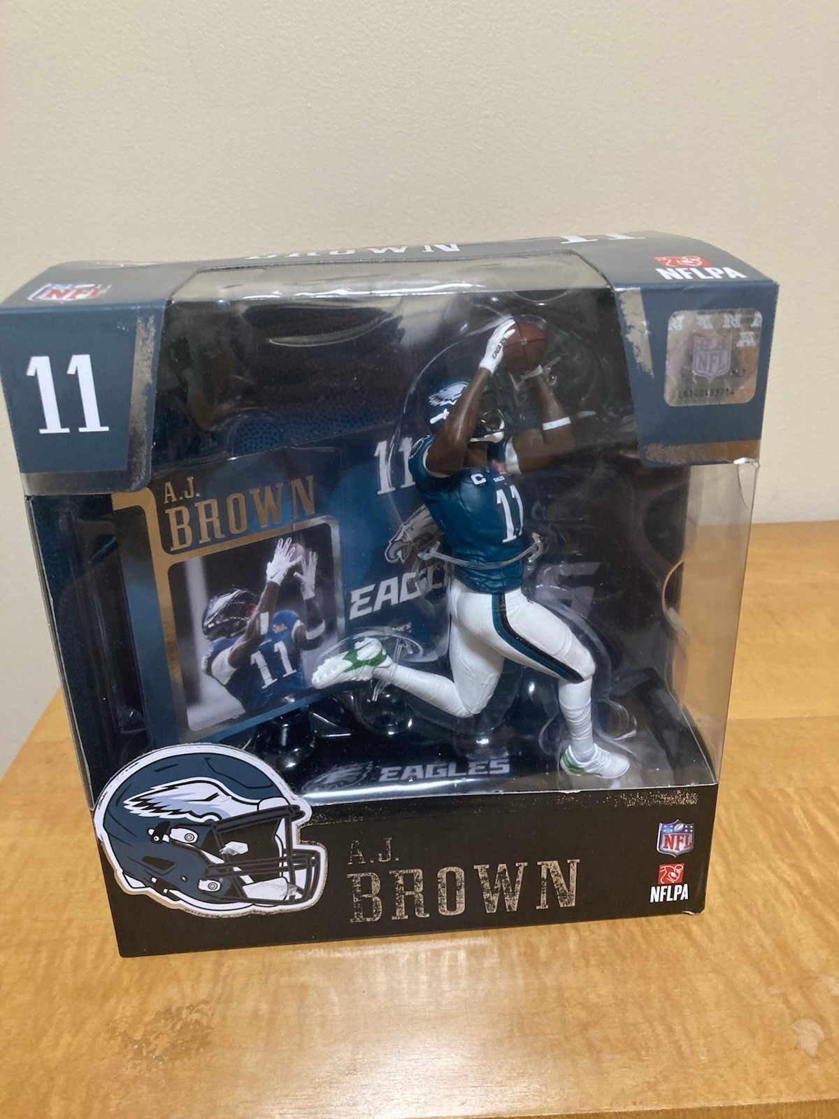 MCFARLANE NFL Philadelphia Eagles Lot Of 4 Jalen Hurts/Barkley/Kelce/A.J. Brown