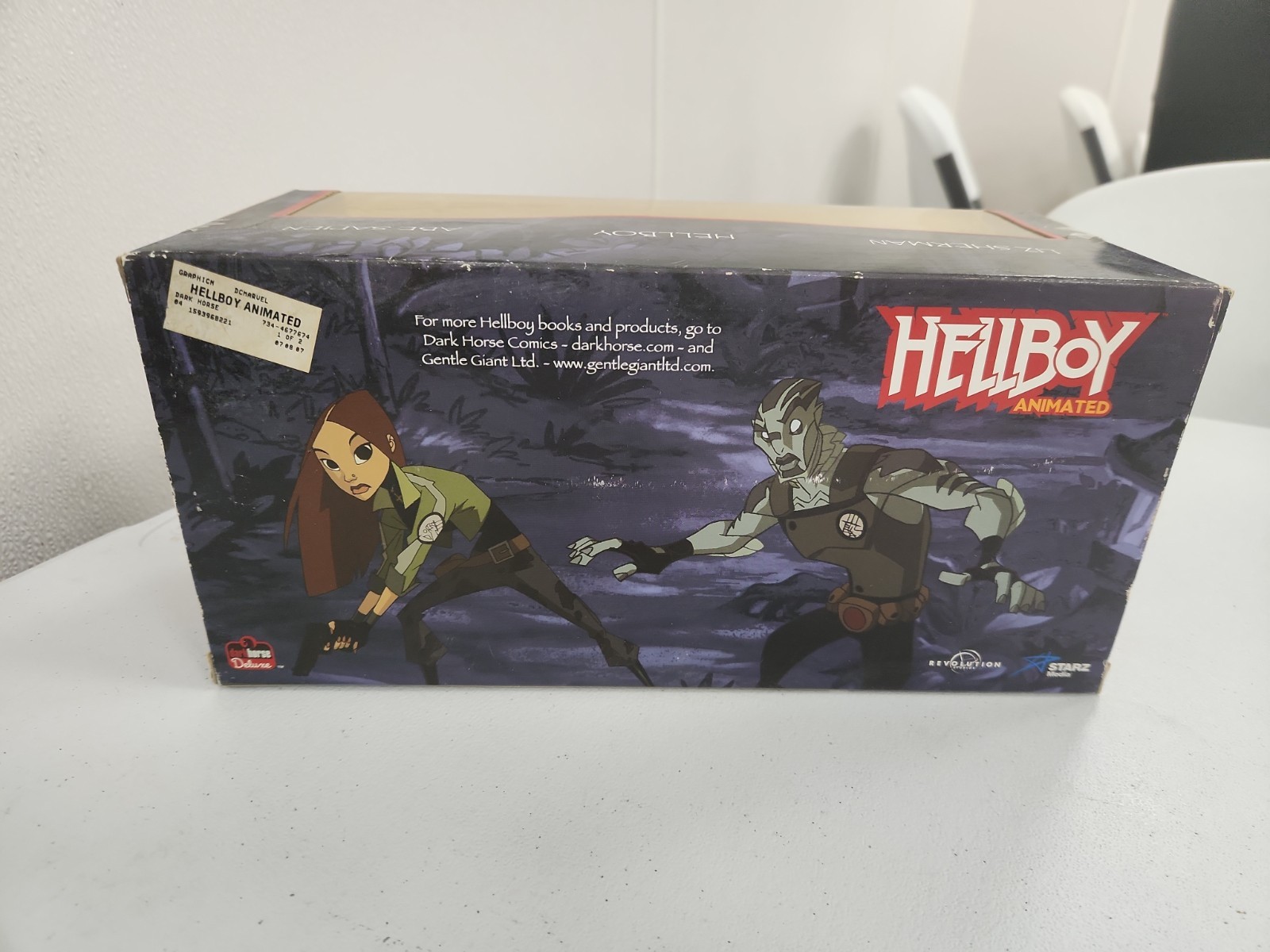 Hellboy Animated Three-Piece PVC Figure Set Dark Horse Starz Media 2007