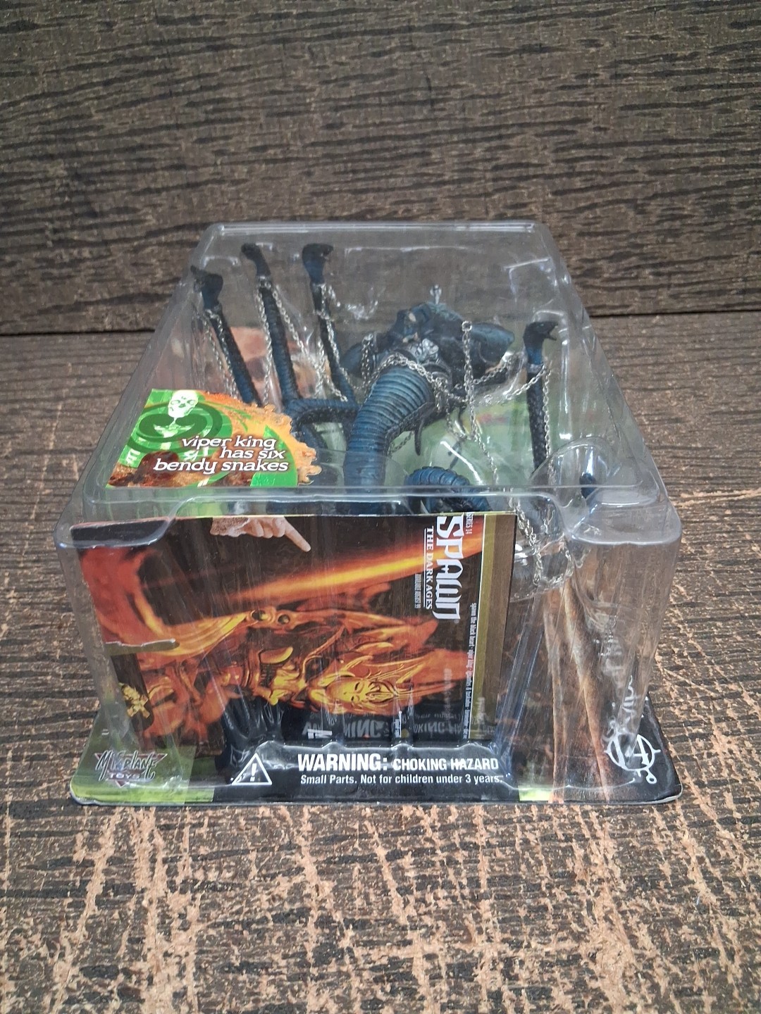 SPAWN The Dark Ages Series 14 Lot Of 2 Spawn The Black Heart Viper King Blue NIB