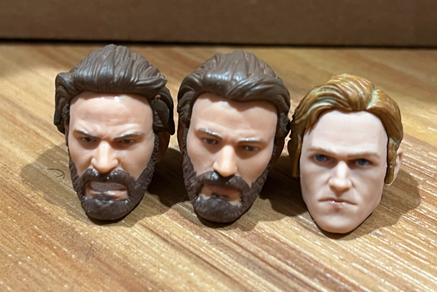 MARVEL LEGENDS Capt. America & U.S. Agent Heads – MCU Chris Evans Wyatt Russell