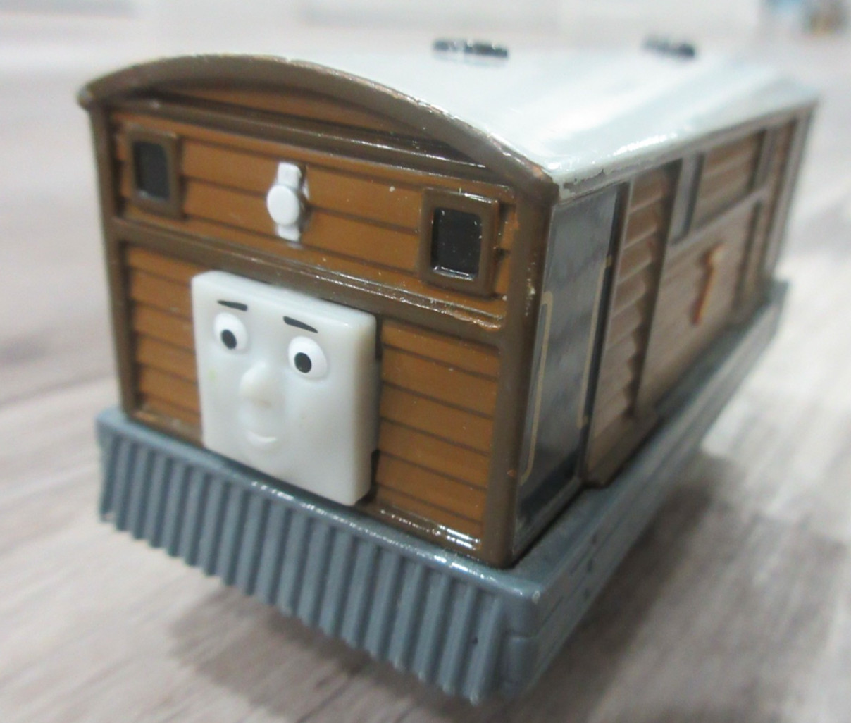 Thomas Friends Diecast TOBY MOTORIZED Battery Operated 2012 for Wooden Tracks