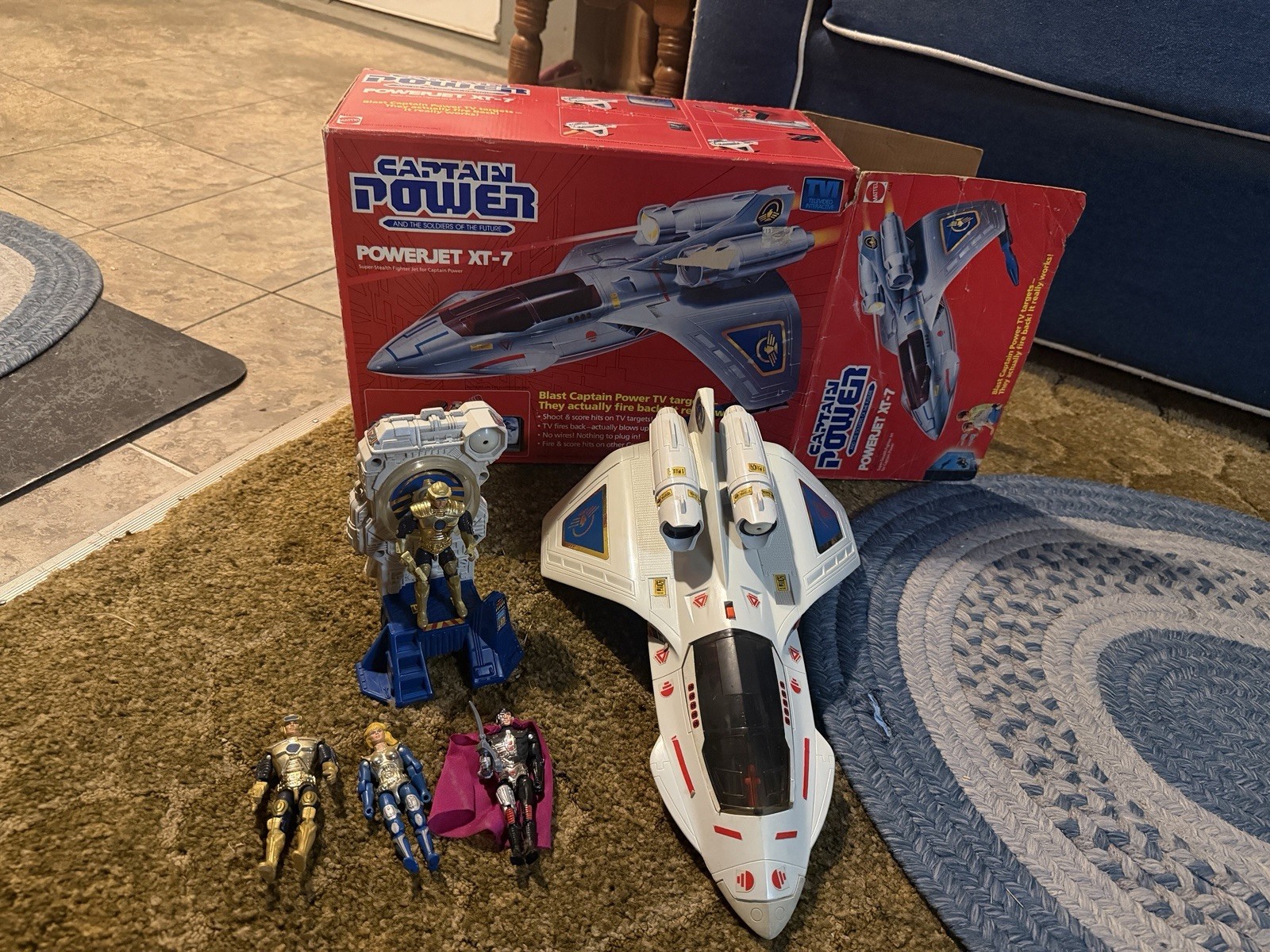 Captain Power Powerjet XT-7 4 Characters and Energizer