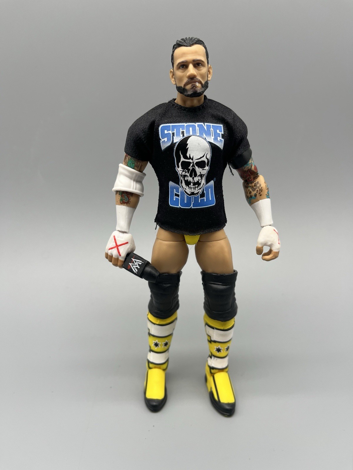 WWE Mattel Elite CM PUNK Defining Moments Ringside Wrestling Figure Pipebomb 6”