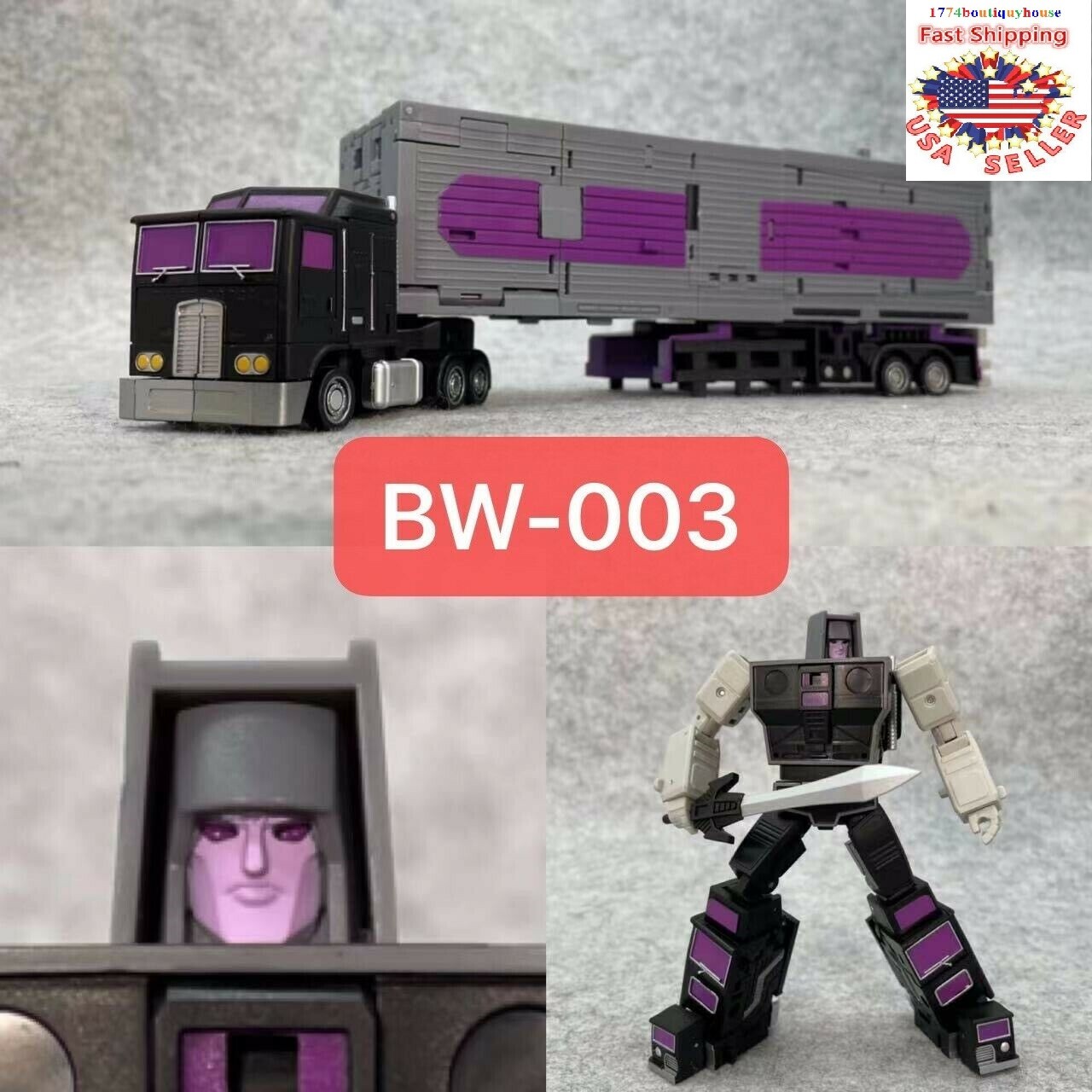 Transforms BW-003 Overlord Motormaster Menasor Accessories Decepticons Combiner