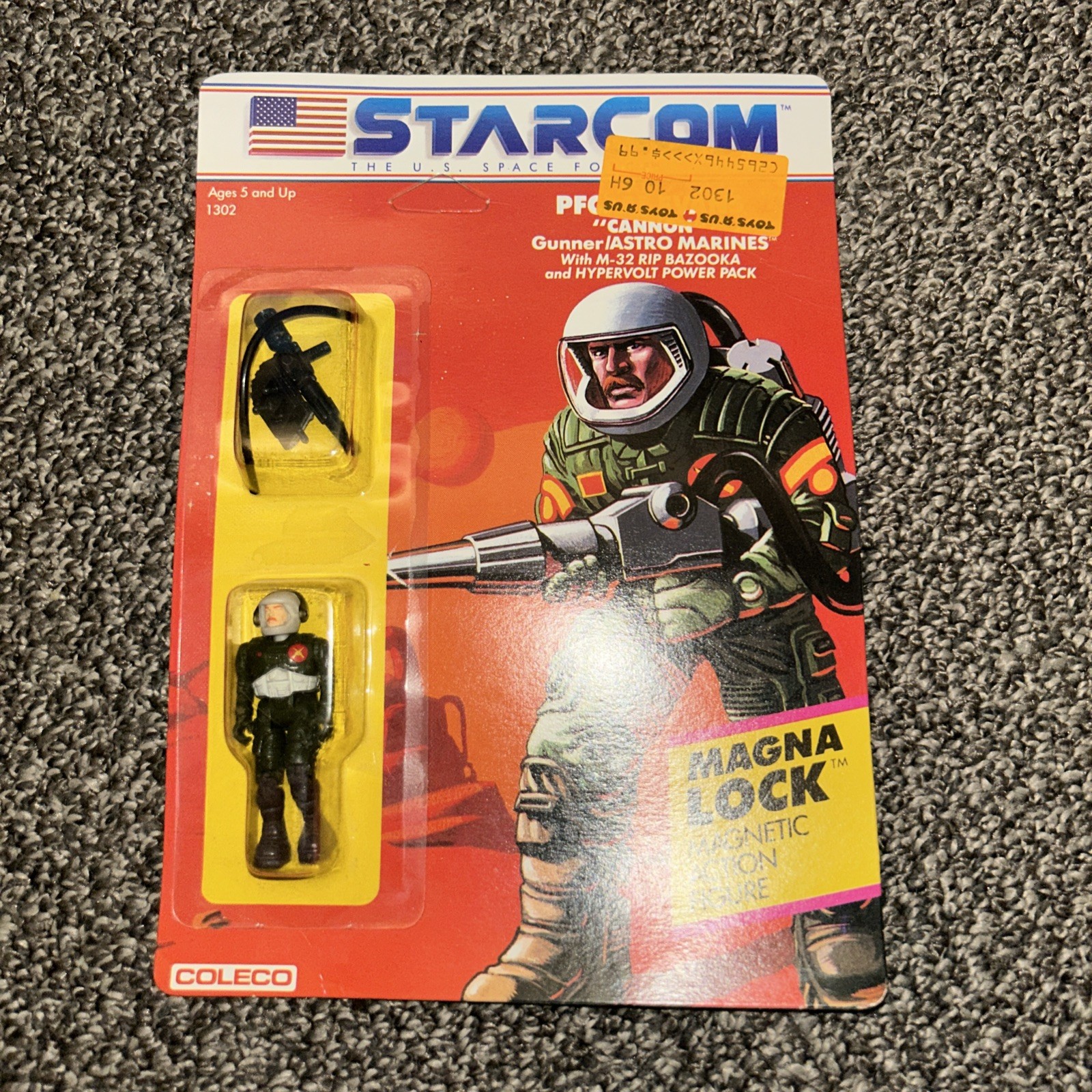 Vintage Coleco « StarCom » PFC Al Evans Carded 1986.